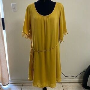 Naif Dress Yellow Size Medium